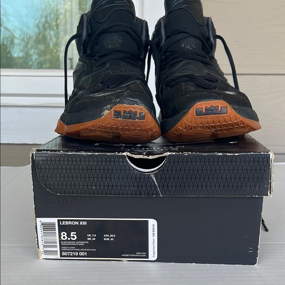 Nike LeBron XIII Black Basketball Shoes